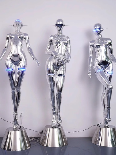Торшер Cybergirl хромированный, 207 см