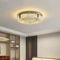 Потолочный светильник, золото, хрусталь, AMELLI 80*13 металл, LED.