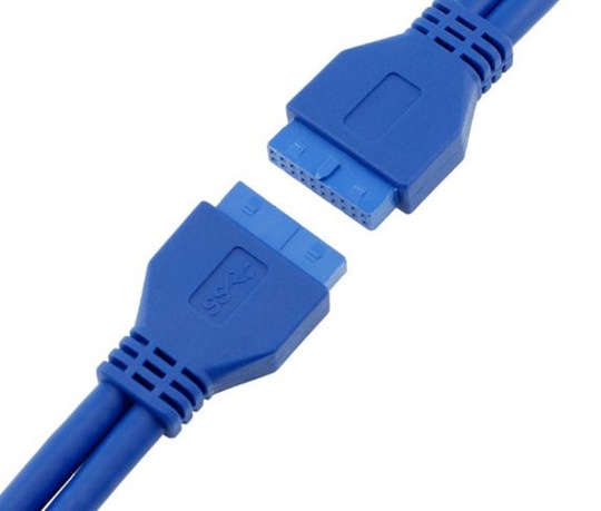 Кабель USB 3.0 20P - USB 20P (0.5 м)