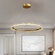 Люстра подвесная, золотой, кристалл, LADYWISE 60*120, металл, LED.