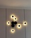 Настенный светильник - Бра DOTS BIG WALL, черный, LED, 18 Вт, 6 ламп