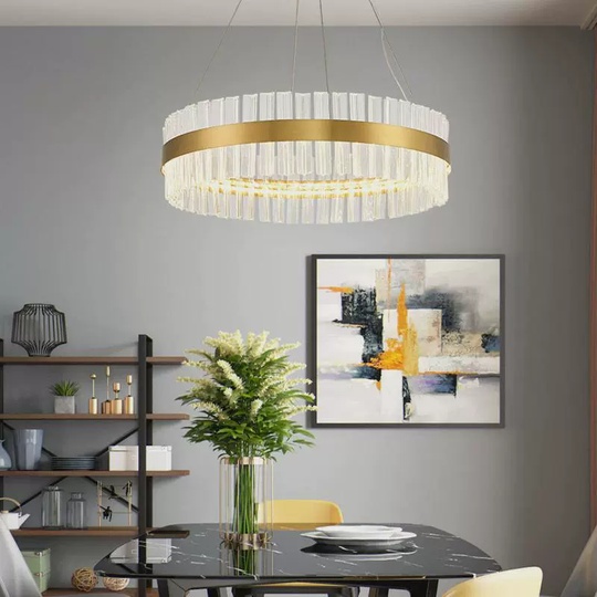 Люстра подвесная, медный, стекло, DECORATIVE 60*18, металл, LED.