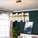 Светильник подвесной медный Exivra, металл, трос 120 см, 80*30 см, LED