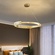 Люстра подвесная, медный, кристалл, AYSIN 80*80, металл, LED.
