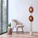 Торшер белый Espryn, 35*35*170 см, LED, мрамор, 15 Вт