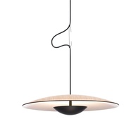 Дизайнерский светильник орех Ginger, 45*45*200 см, led, металл, дерево, современный