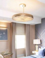 Люстра золотая Aurivex, металл, 40*16 см, подвесная, Е14