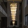 Люстра подвесная, золото, кристалл, LIPTON 70*210 металл, E14.