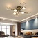 Люстра золотая Aerelix, металл, 120*21 см, светодиодная, LED