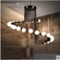 Дизайнерский светильник 105*105 см led, e14, железо, стекло
