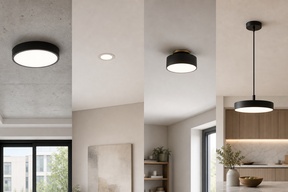 Потолочные LED-светильники по типам: как выбрать для дома
