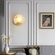 Настенный светильник медный ALABASTER, Бра, 20*20, медь, мрамор, LED.