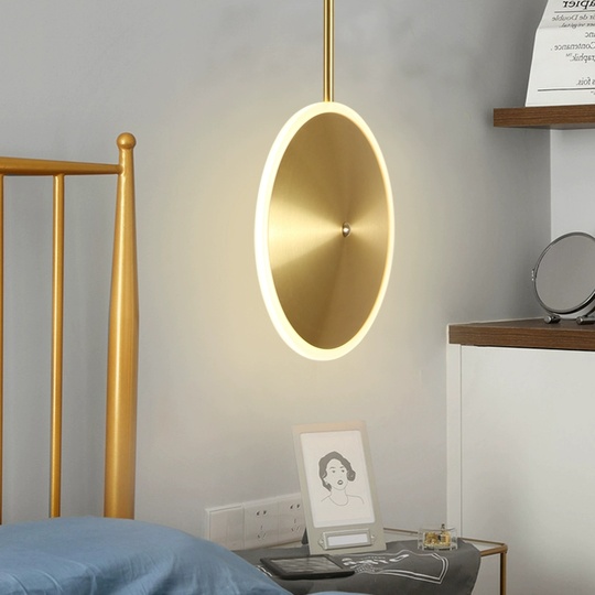 Светильник потолочный, золотой, Aluroph, металл, 30*30 см, светодиодная, LED