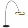 Торшер, латунь, черный, Anterra 220*200, LED, металл, ПММА