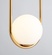 Подвесной светильник Gold Round SKU18