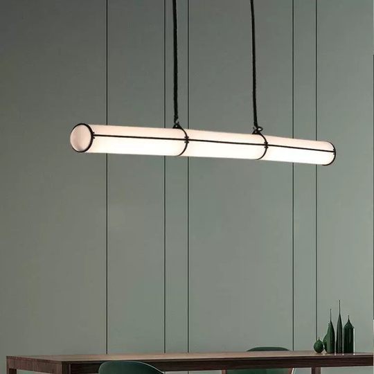 Светильник подвесной, черный, Elurix, металл, 128*10 см, светодиодная, LED