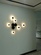 Настенный светильник - Бра DOTS BIG WALL, черный, LED, 18 Вт, 6 ламп