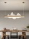 Люстра золотая Virella, металл, 120*42 см, светодиодная, LED