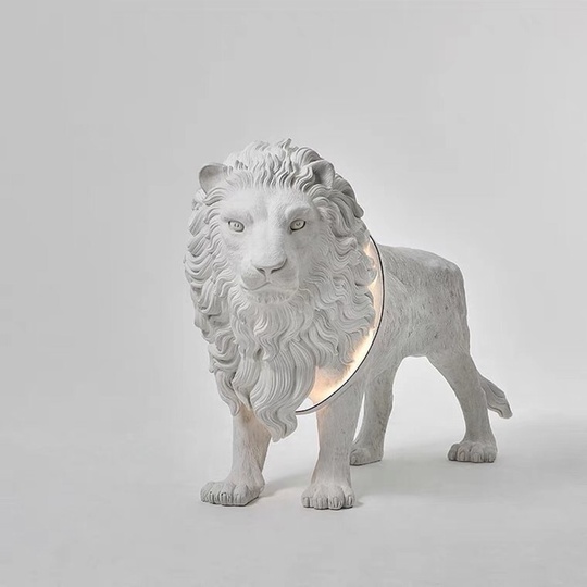 Cветильник лев. Напольный светильник белый. Торшер Лев. LION X, LED, 10 Вт
