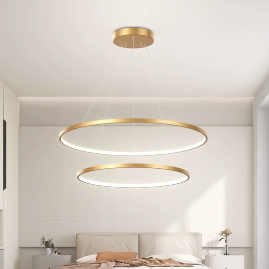Люстра подвесная, медь, ПММА, MICK 60*80 металл, LED.