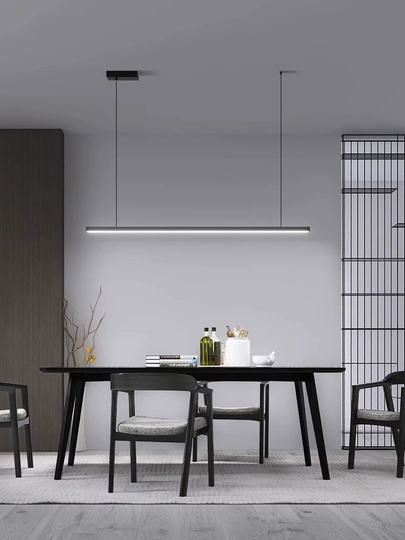 Люстра черная Lumis, металл, 120*200 см, светодиодная, LED