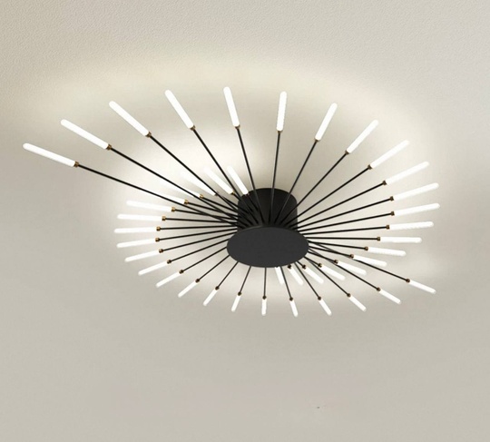 Люстры черная Elyzorn, металл, 105*9 см, светодиодная, LED