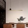Люстра медная Luma, металл, 88*130 см, светодиодная, LED