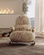 Кресло качалка янтарного цвета Amber, 72*109*86 см, ткань, металл