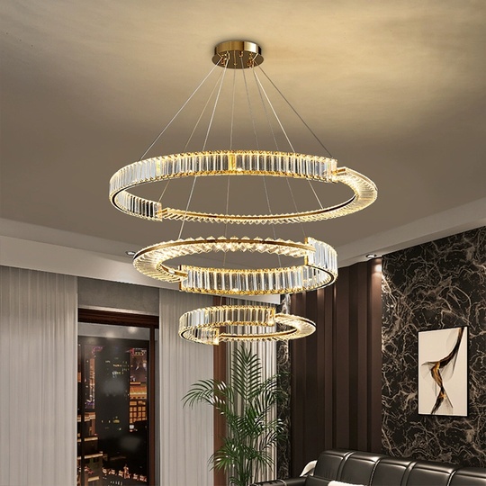 Люстра подвесная, медный, кристалл, AYSEN 60*80*100, металл, LED.
