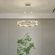 Люстра подвесная, медный, кристалл, AYSE 100*60, металл, LED.