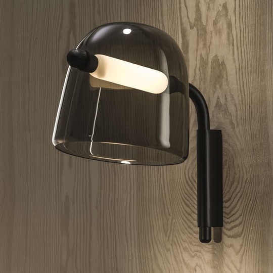 Настенный светильник черный. 20*28*35 см. Mona Wall Small - топ бра, LED, 12 Вт