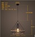 Дизайнерский светильник 38*38 см led, e14, жезело, веревка, Китай