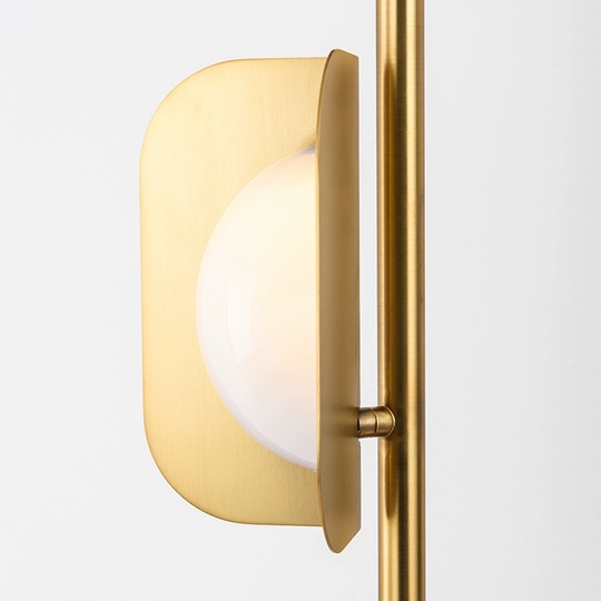 Торшер золото Elorex, 27*170 см, LED, Е27*3, мрамор металл, 7 Вт