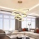 Люстра подвесная, медь, ПММА, ARCHE 40*60*80*100 металл, LED.