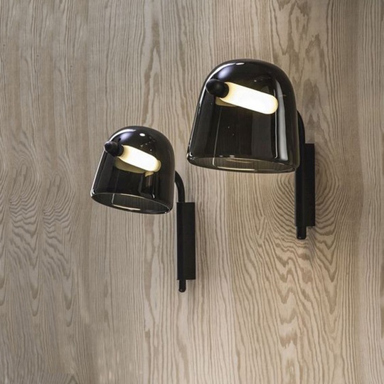 Настенный светильник черный. 20*28*35 см. Mona Wall Small - топ бра, LED, 12 Вт
