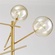 Торшер золото Glimmer, 25*150 см, LED, G4, металл, 10 Вт