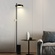 Торшер черный Lumen, 28*28*165 см, LED, ПММА, мрамор, 10 Вт