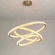 Люстра подвесная, медь, ПММА, GUS 100*80*60 металл, LED.