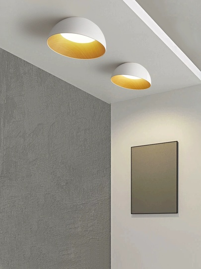 Потолочный светильник белый Eluviop, металл, 35*19 см, светодиодная, LED