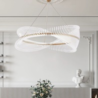 Люстра подвесная, медь, ПММА, HERVEY 120*24, металл, LED