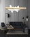 Люстра золотая Virella, металл, 120*42 см, светодиодная, LED