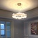 Люстра подвесная, золото, ПММА, REBECKA 60*16, металл, LED.