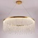 Люстра подвесная FATMA 100*30 бронза, хрусталь, металл, LED.