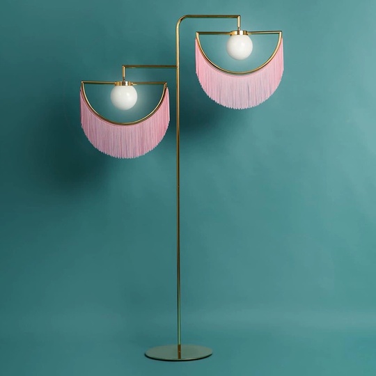 Торшер бронза Variablesa, 165*88 см, LED, G9*2, металл, 10 Вт