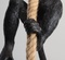 Светильник обезьяна на канате, черная monkey, E27, 40 Вт