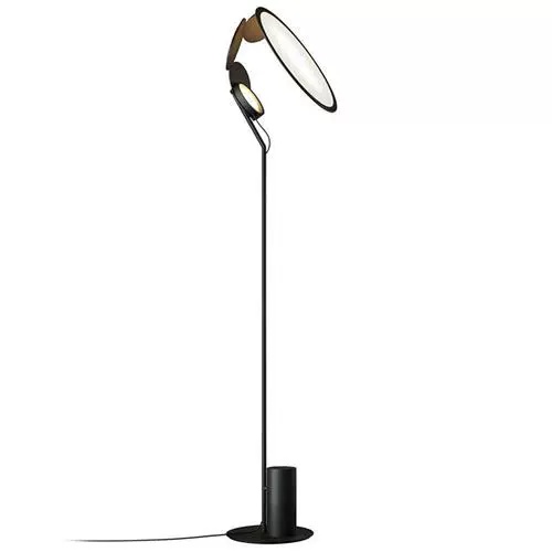 Торшер, черный, белый, Setter 165*35, LED, металл, ПММА