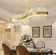 Люстра подвесная, медный, стекло, STYLISH 100*30, металл, LED.