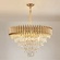 Люстра подвесная, золотой, стекло, ELEGANCE 75*50, металл, E14.