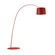 Торшер красный Ellivra, 200*220 см, LED, Е27*3, металл, 24 Вт