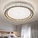 Потолочный светильник, хром, кристалл, GRACE 50*13 металл, LED.